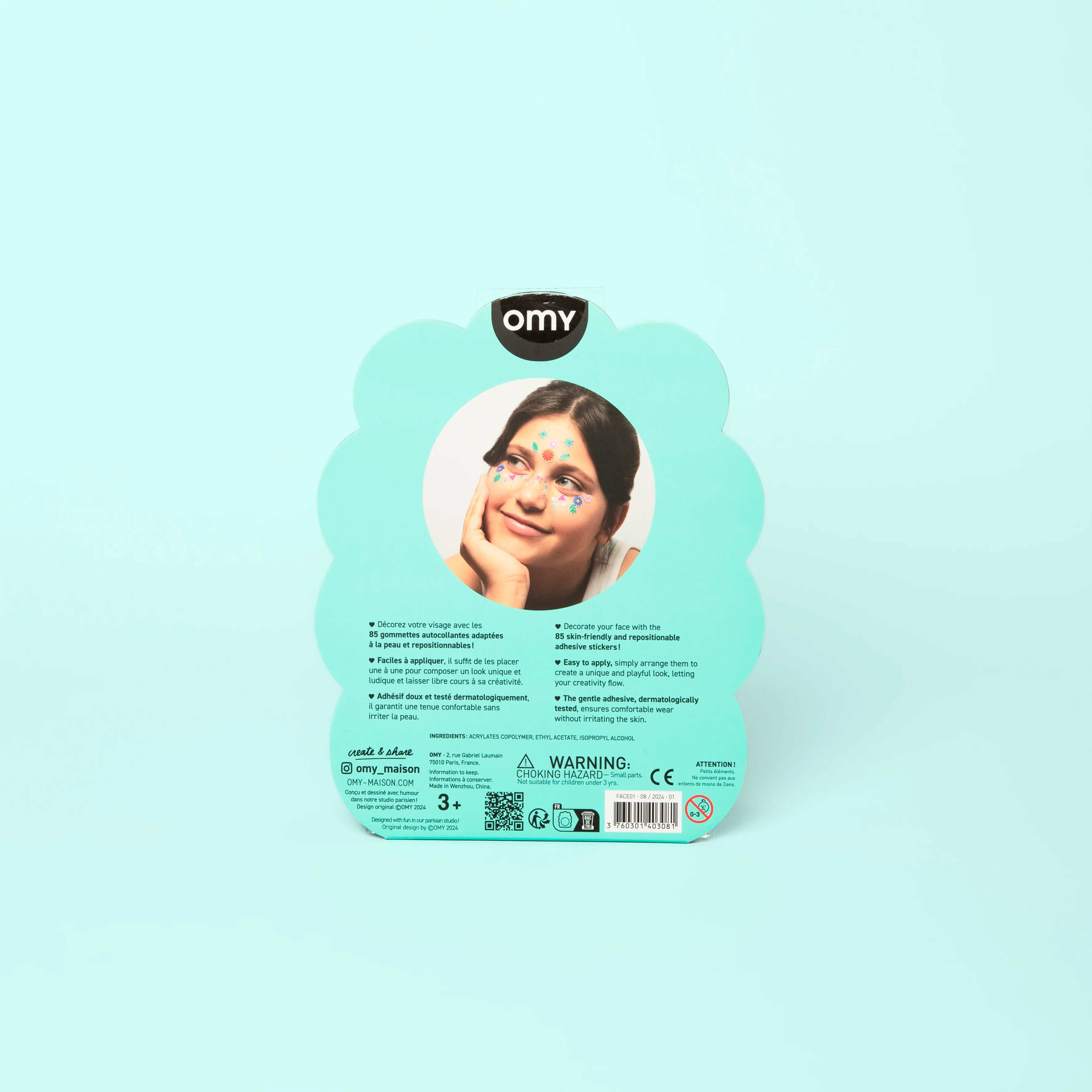 Face Stickers - Flower - Image 5