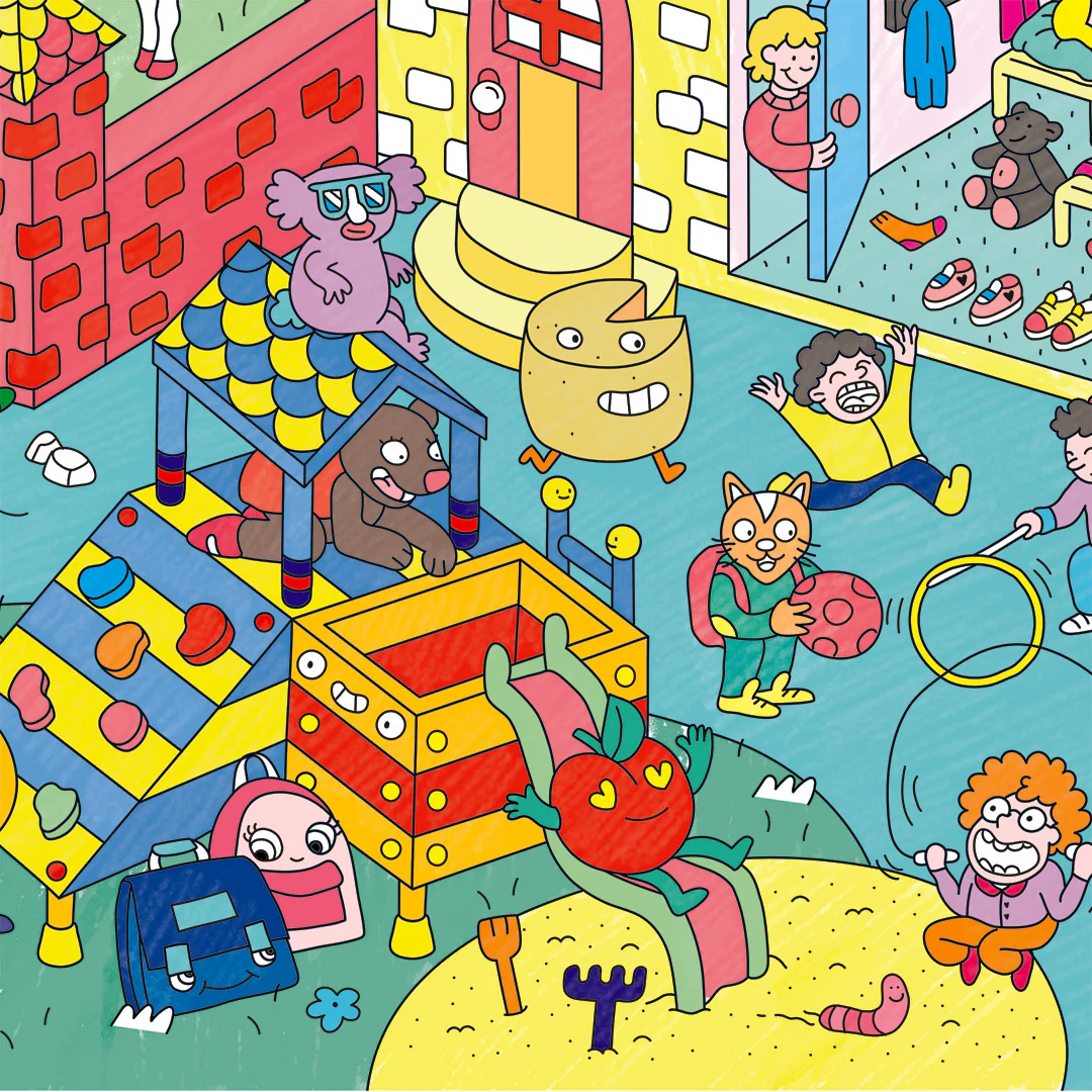 Kids life - Poster géant à colorier - Image 6