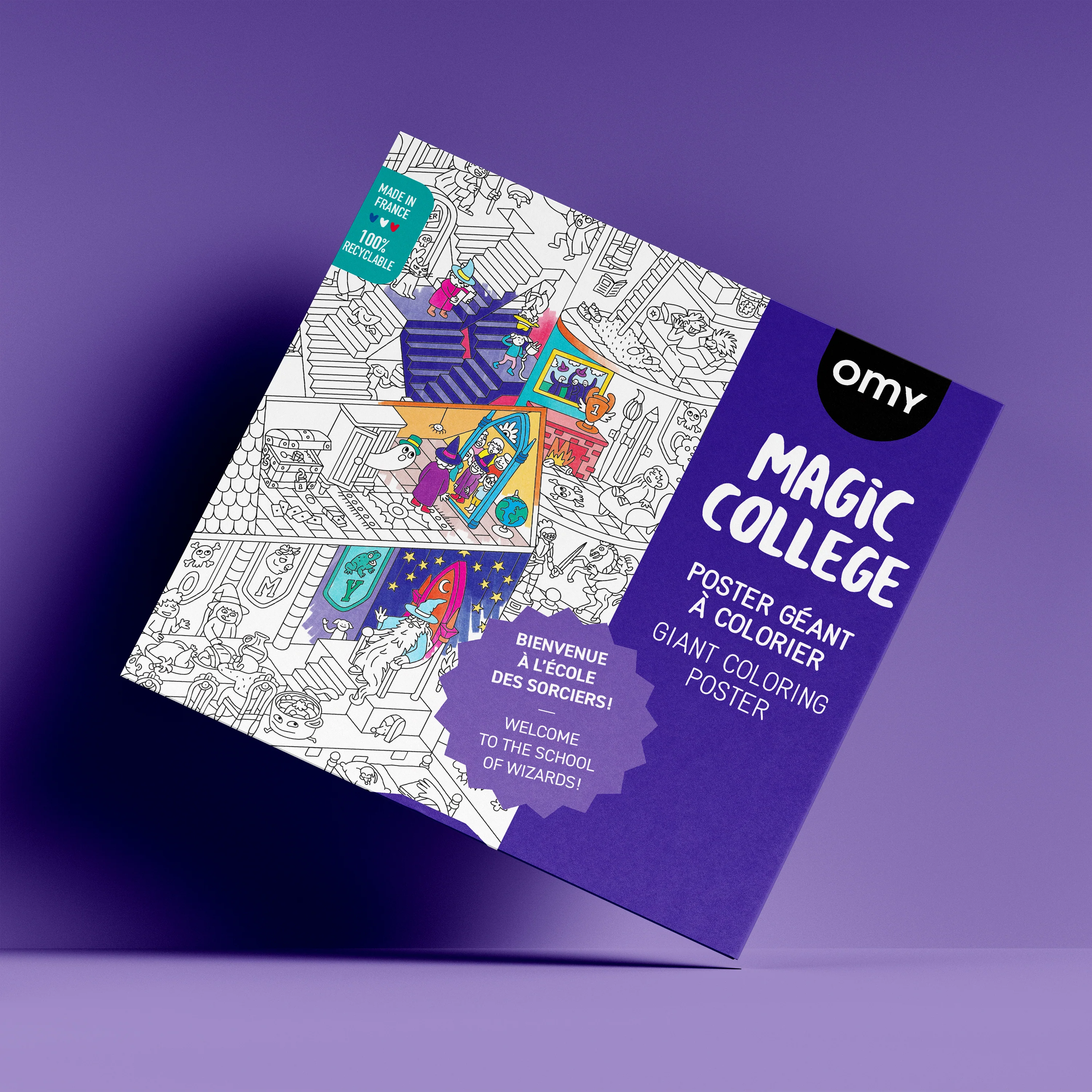 Magic college - Poster géant à colorier