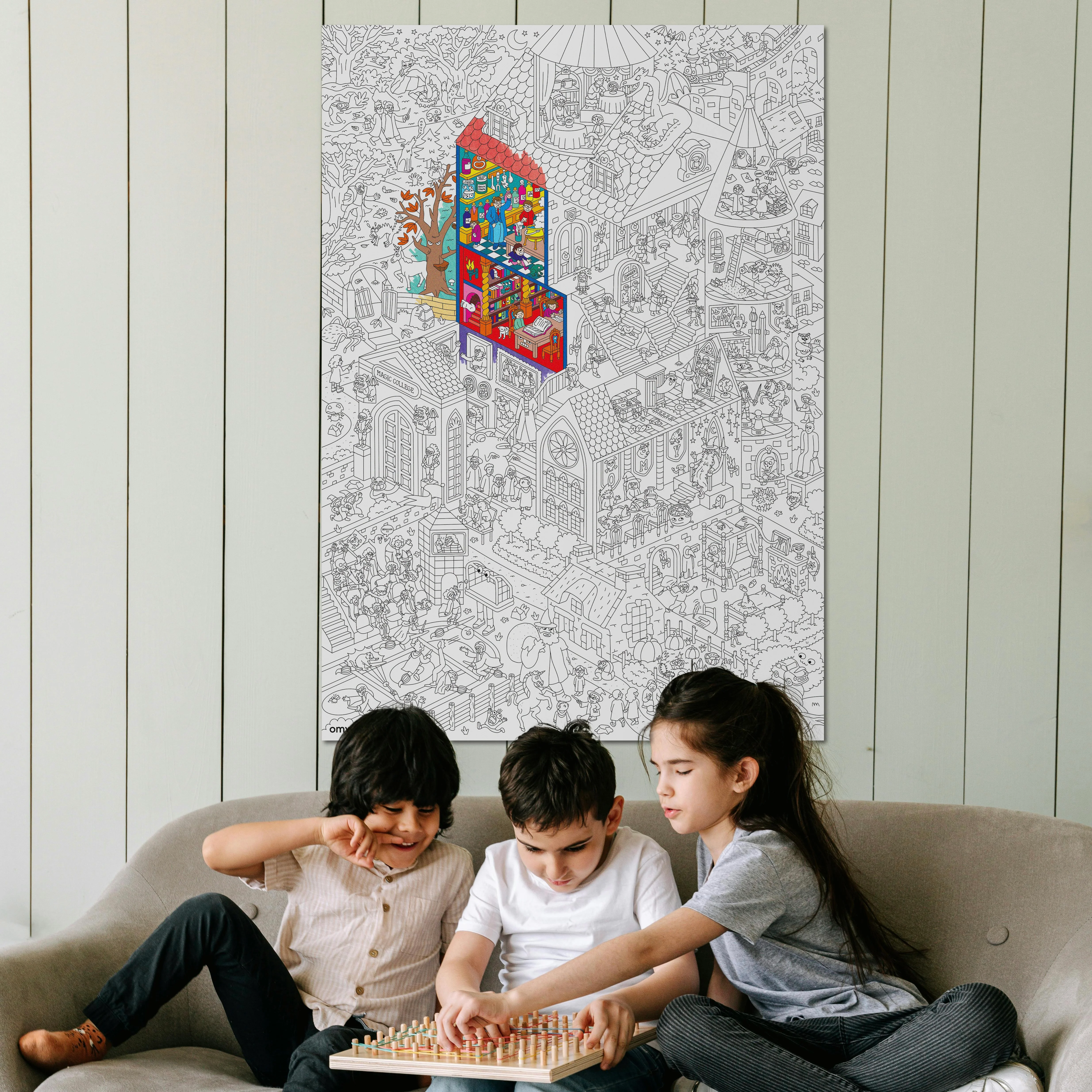 Magic college - Poster géant à colorier - Image 4