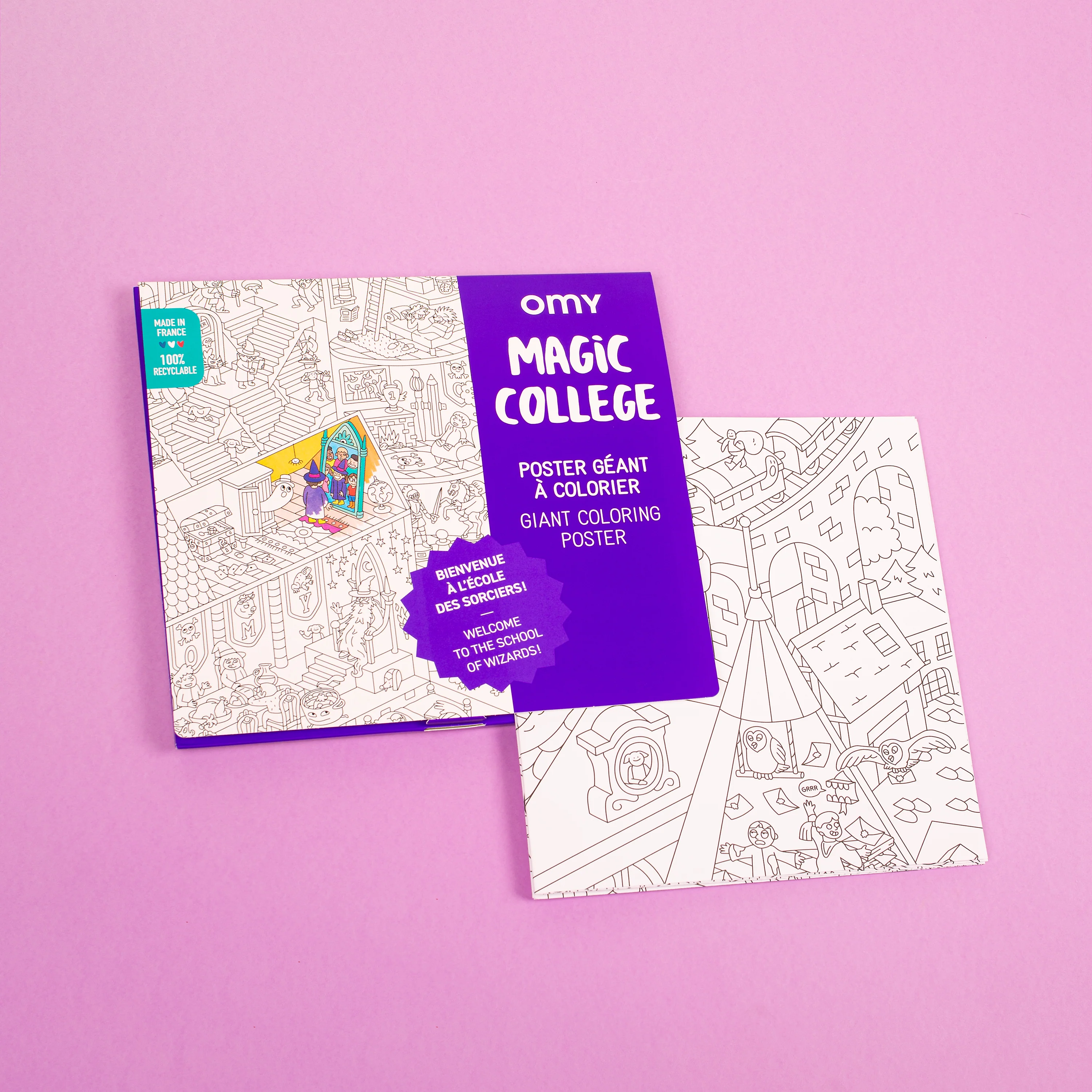 Magic college - Poster géant à colorier - Image 5