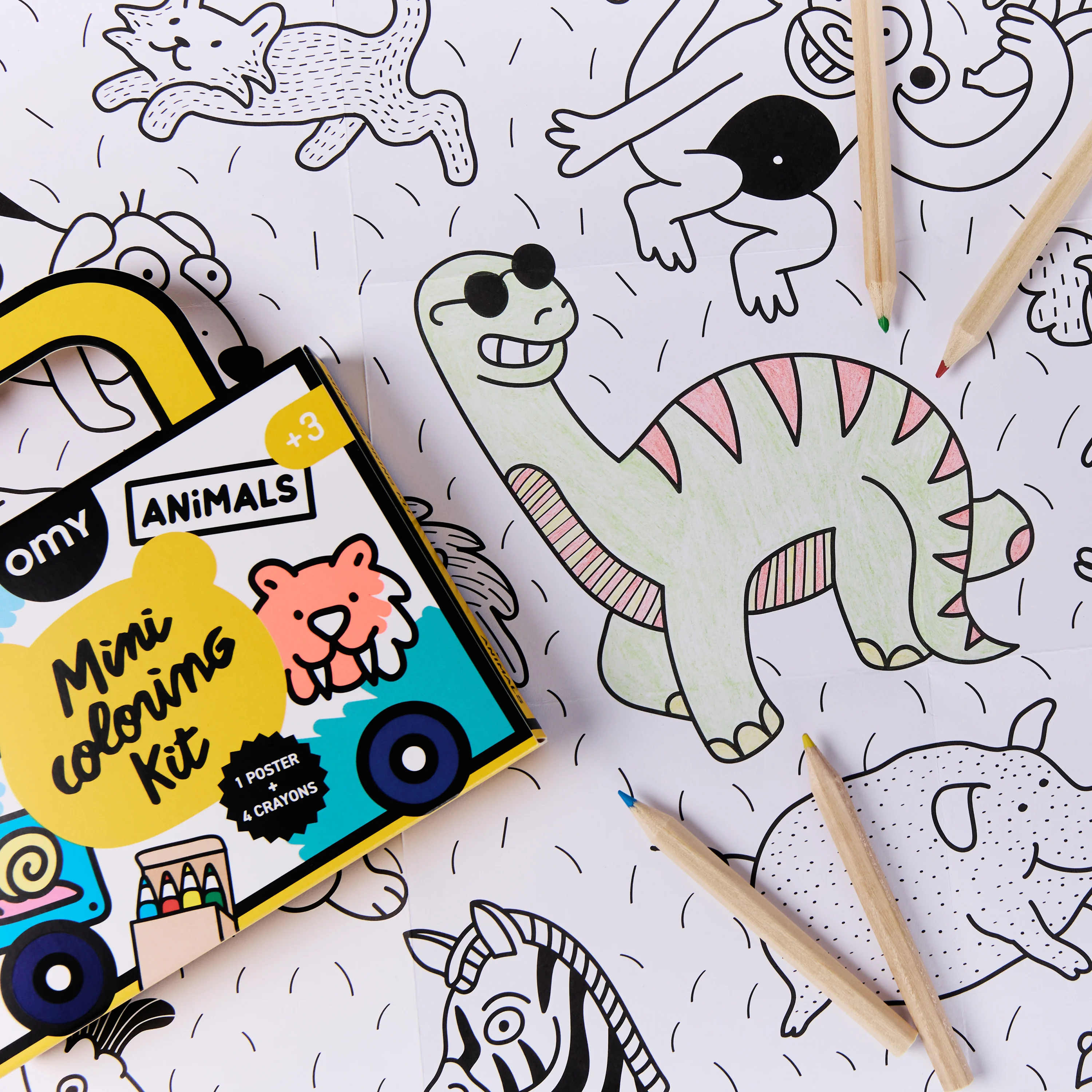 Mini Coloring Kit - Animals - Image 4
