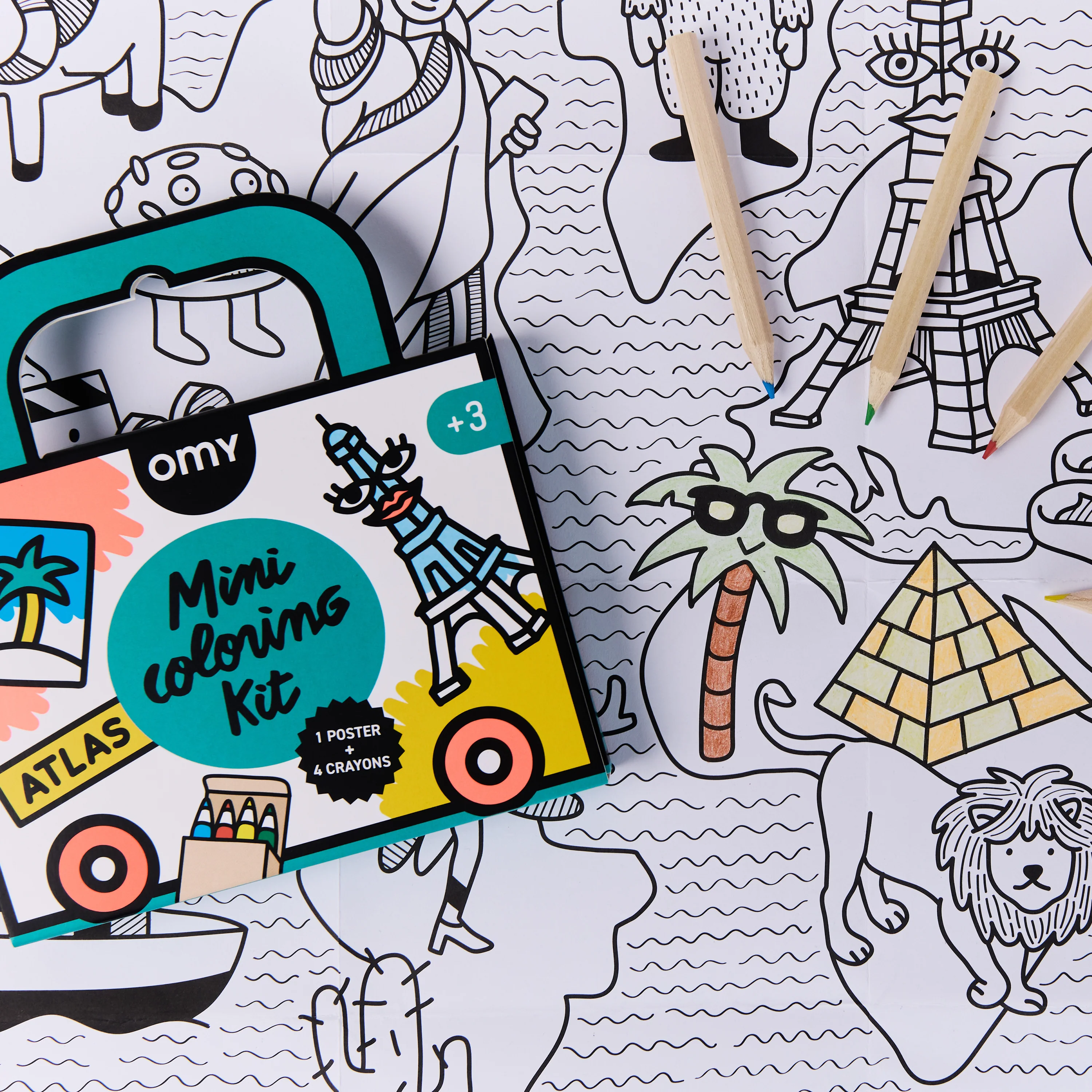 Mini Coloring Kit - Atlas - Image 4