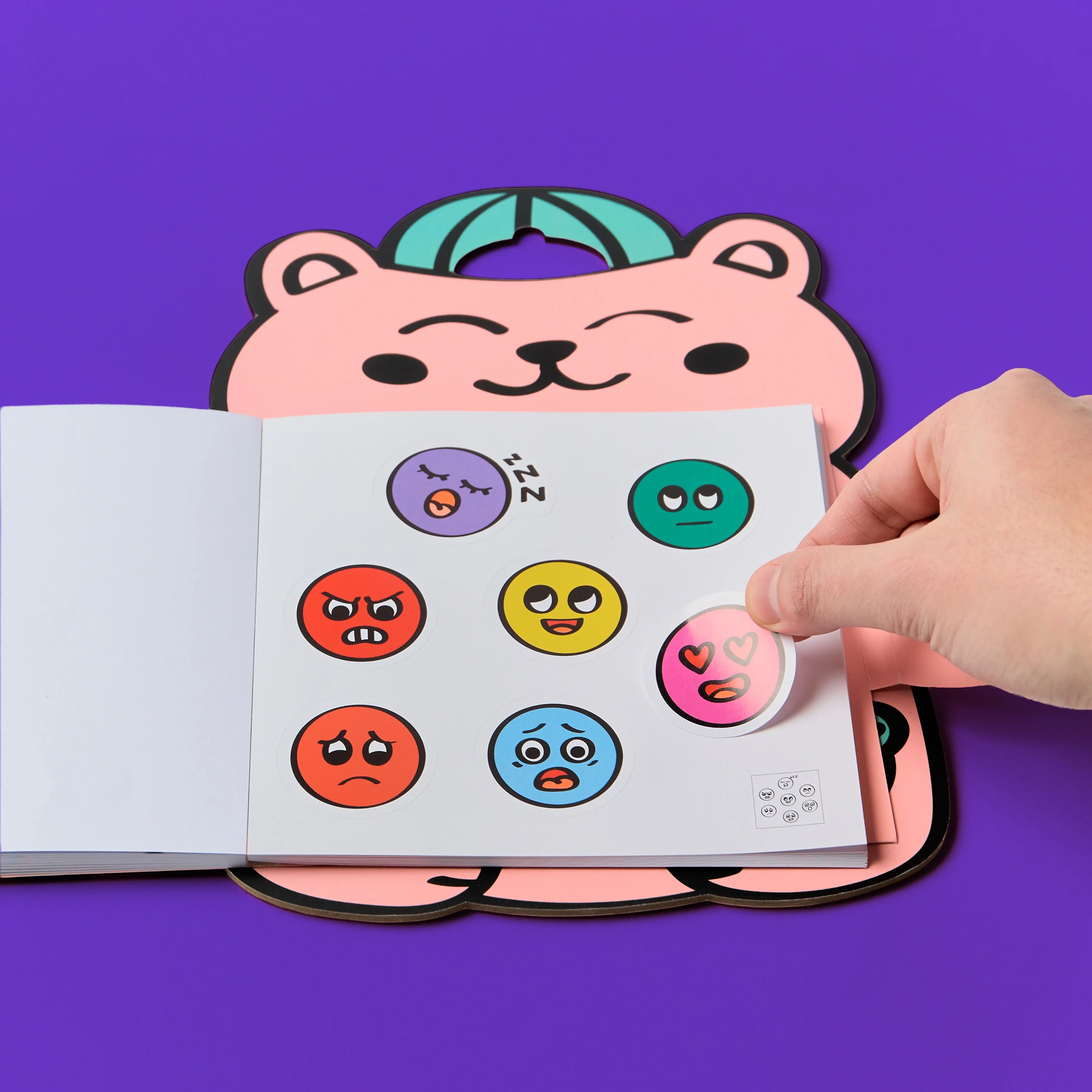 Montessori Stickers Book - Emotions - Image 3