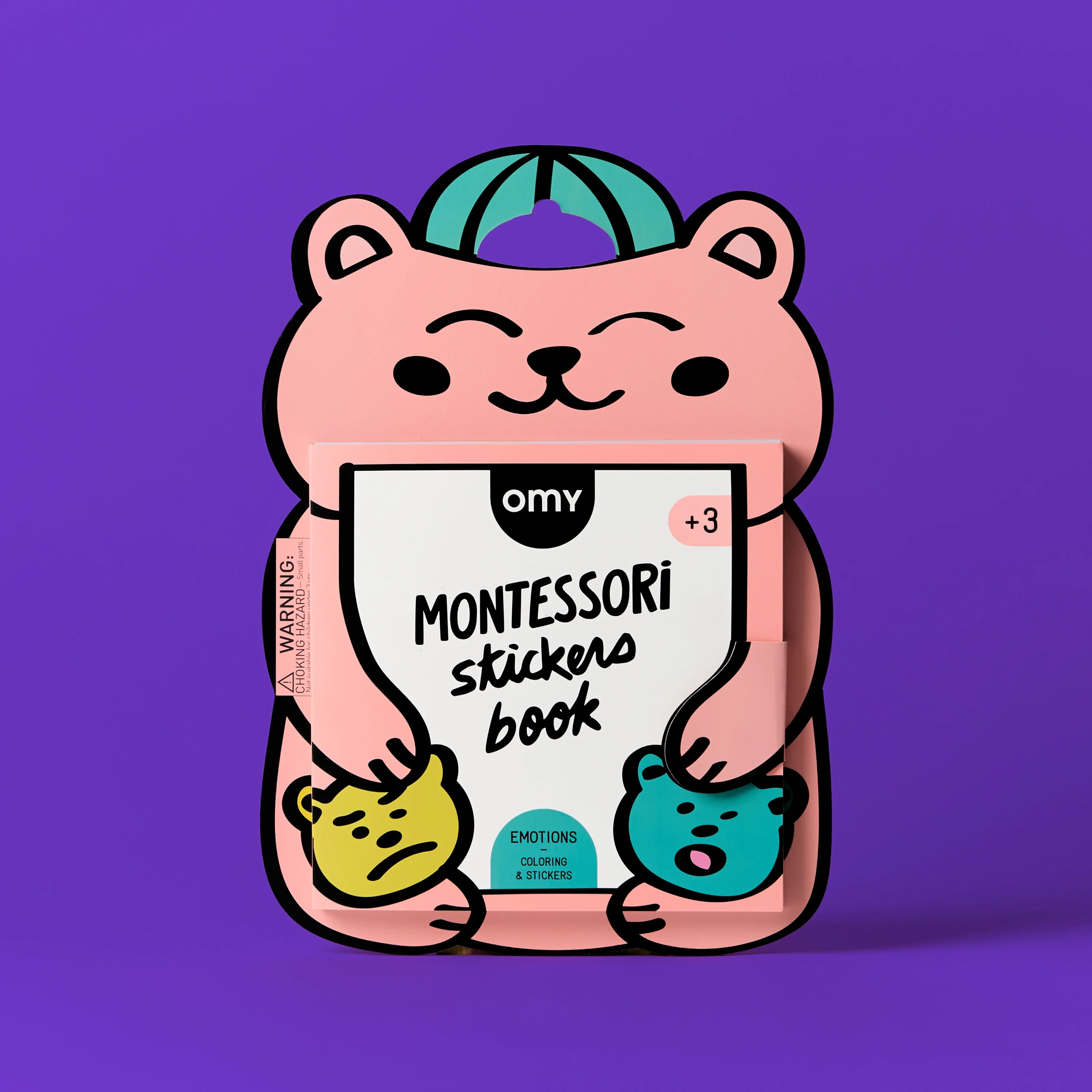 Montessori Stickers Book - Emotions - Image 4