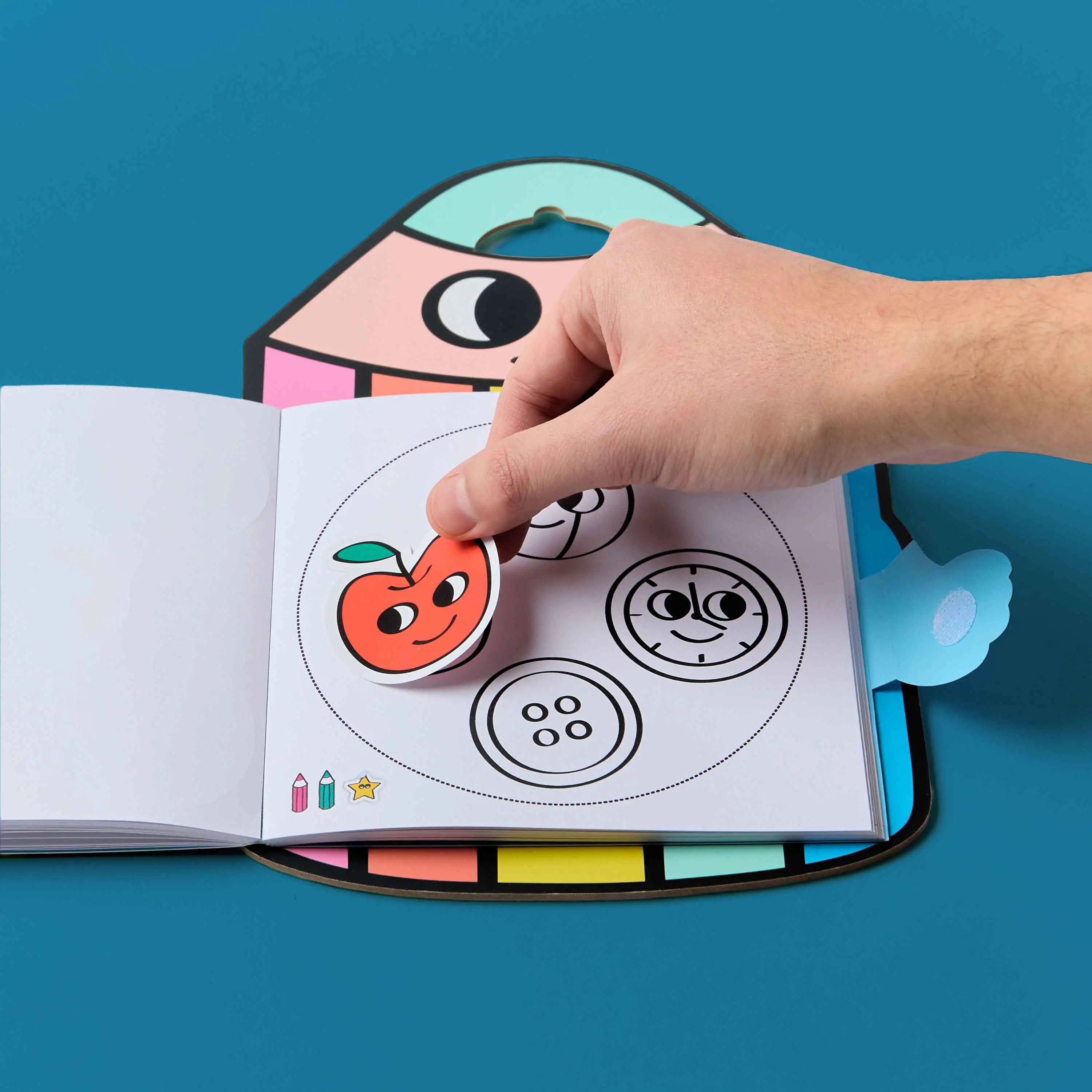 Montessori Stickers Book - Geometric Shapes - Image 3