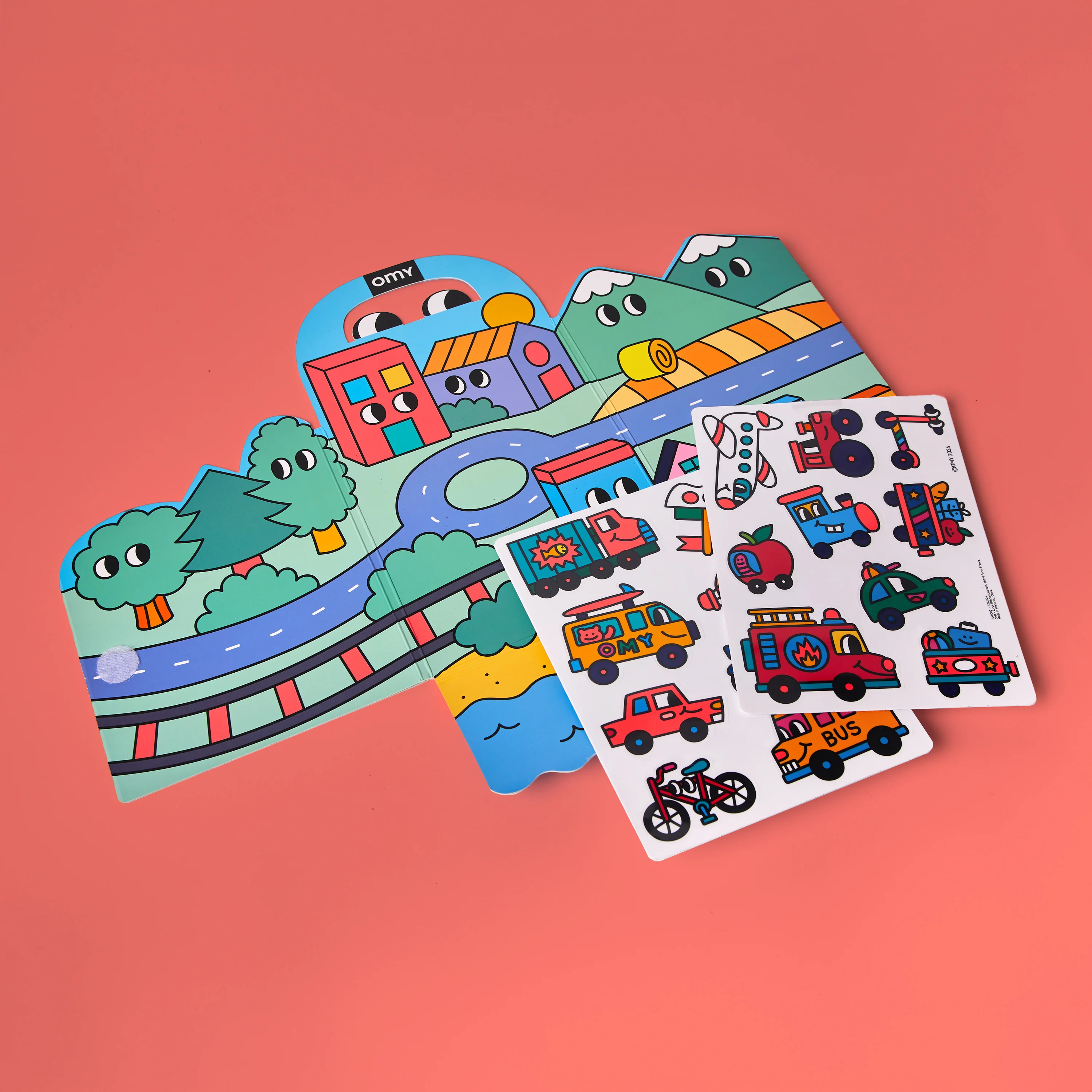 Montessori Stickers Kit - Vroom Vroom - Image 3
