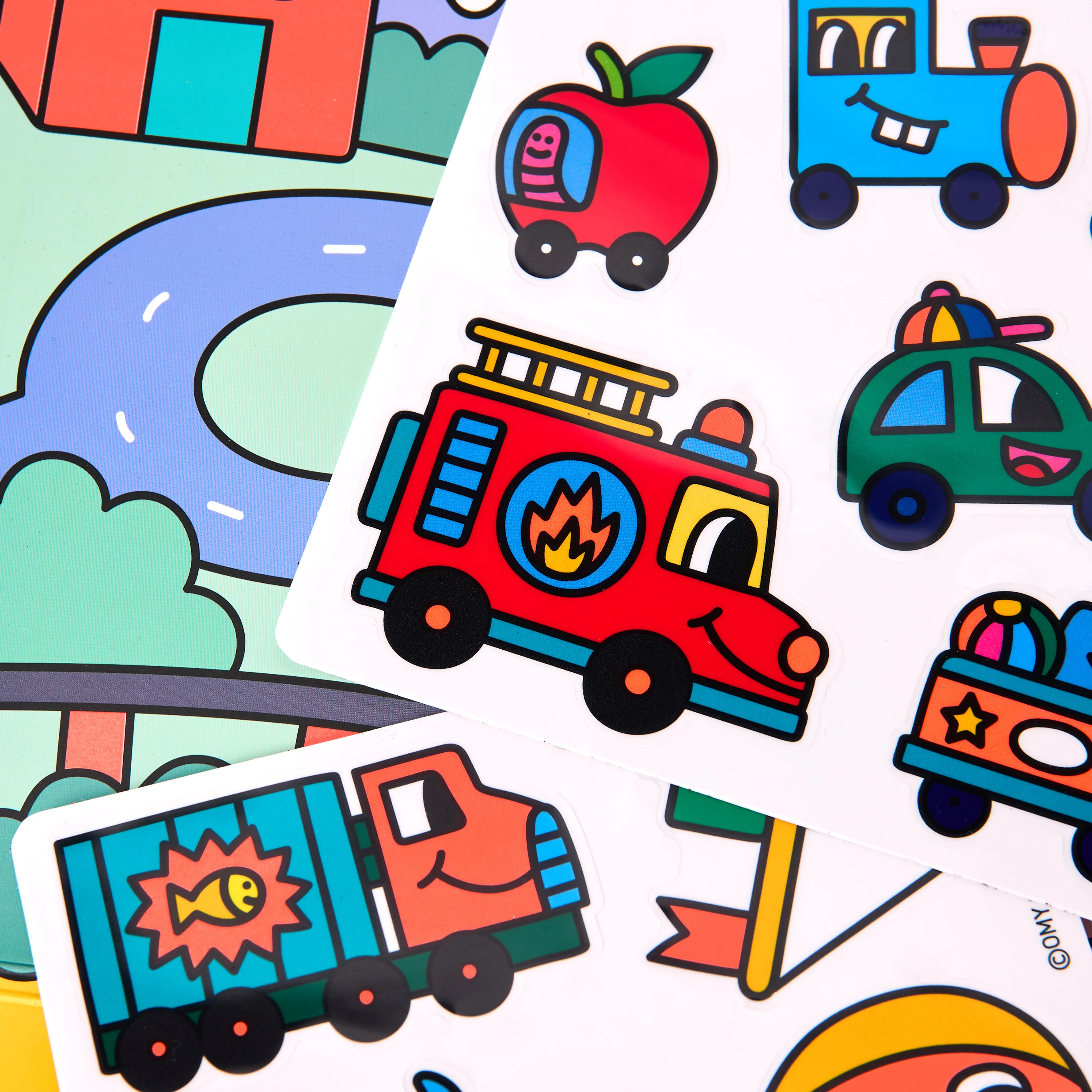 Montessori Stickers Kit - Vroom Vroom - Image 5
