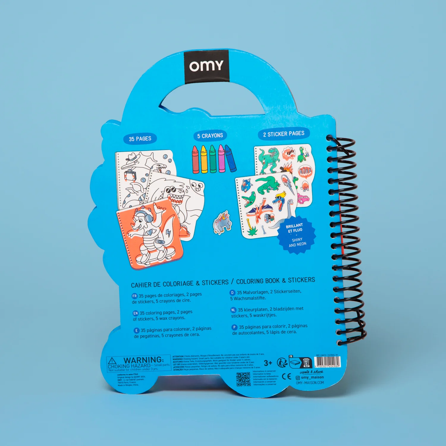 Super Coloring & Stickers Book - Dino - Image 5