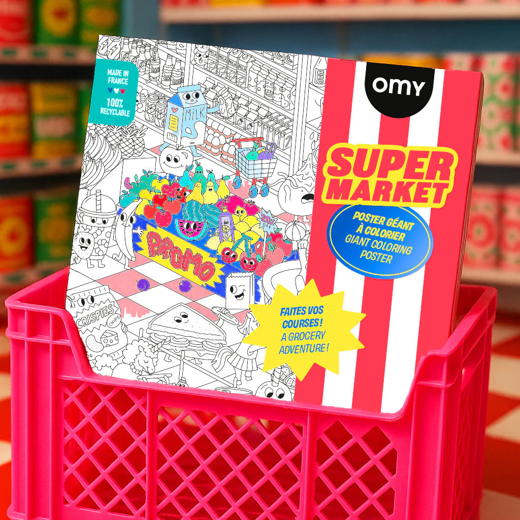 Super Market - Poster géant à colorier - Image 3